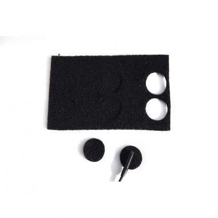 Rycote Undercovers, Black - 30 Undercovers/30 Stickies Original RYC065101