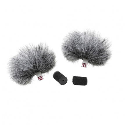 Rycote Grey Lavalier Windjammer - pair RYC065502
