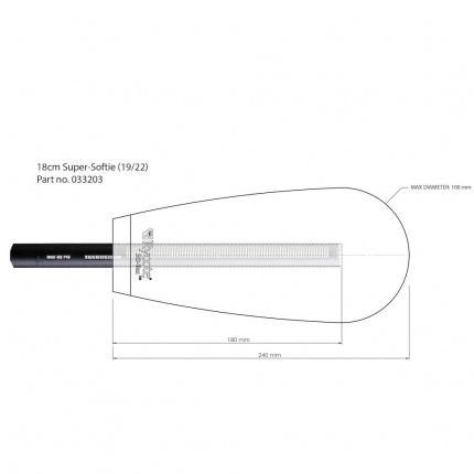Rycote 18cm Super-Softie (19/22) RYC033203
